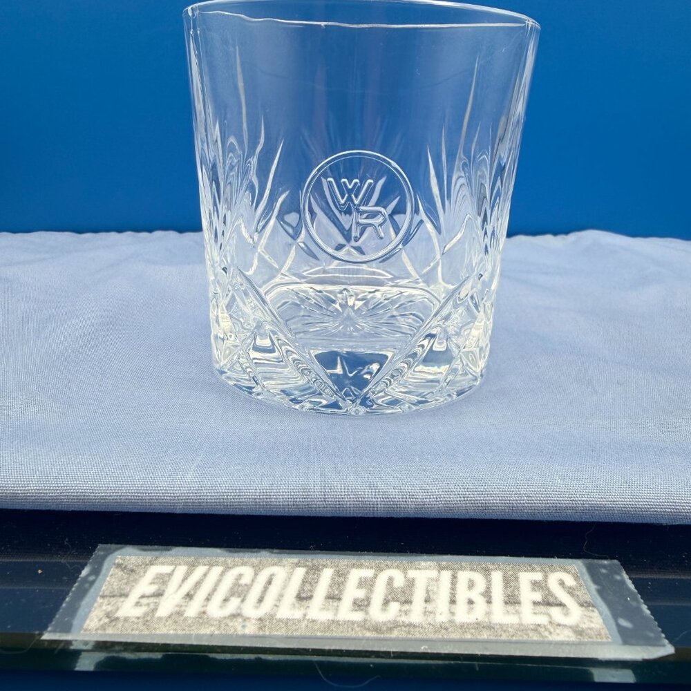 Vintage Glencairn Woodford Reserve Bourbon Crystal Rocks Glass EUC